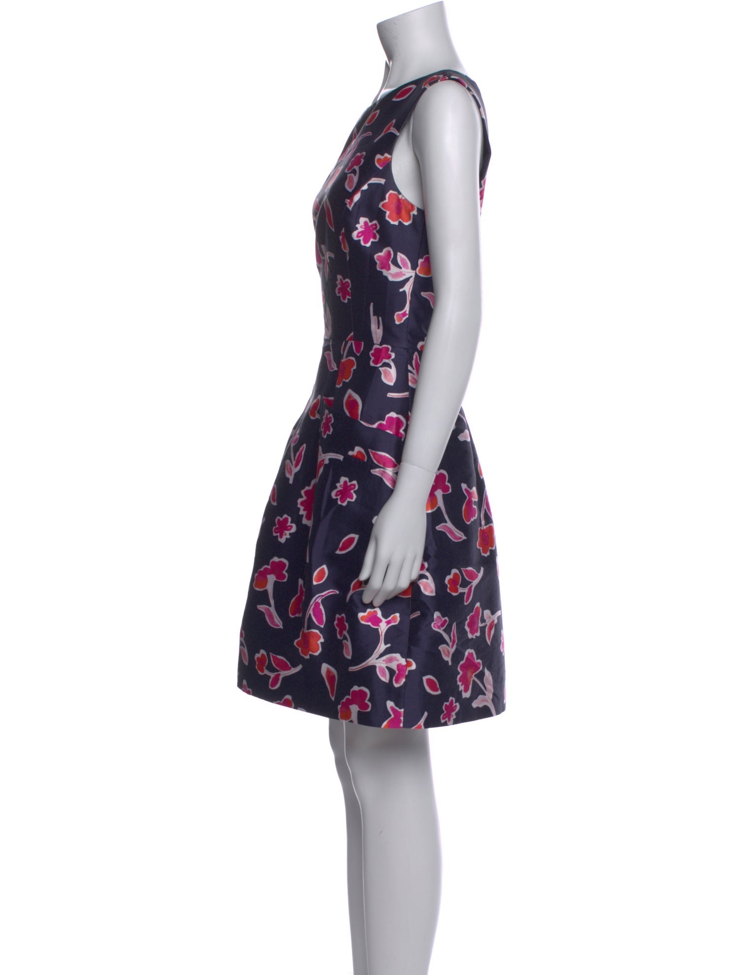 Oscar de la Renta Silk Mini Dress