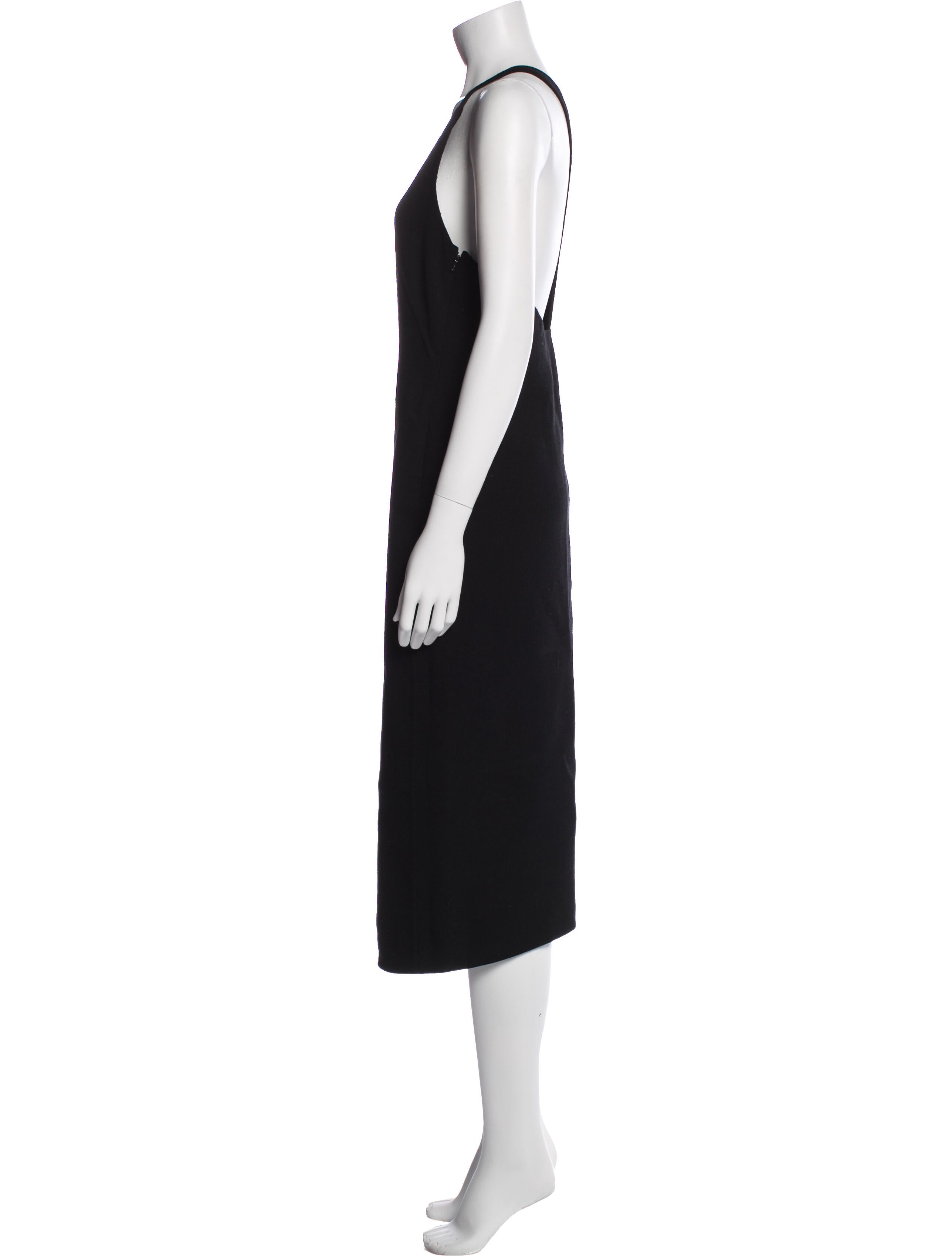 Oscar de la Renta Merino Wool Long Dress
