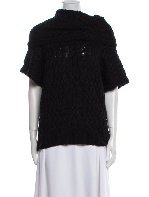 Oscar de la Renta Cashmere Mock Neck Sweater