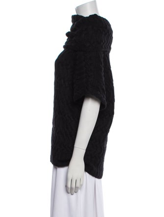 Oscar de la Renta Cashmere Mock Neck Sweater
