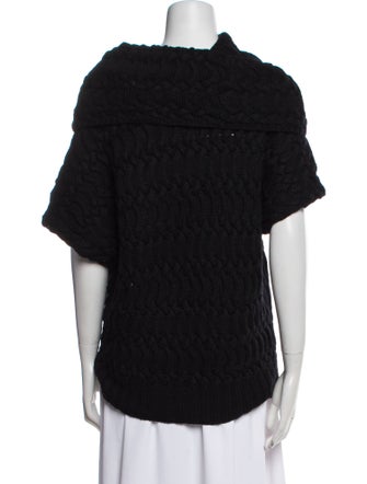 Oscar de la Renta Cashmere Mock Neck Sweater