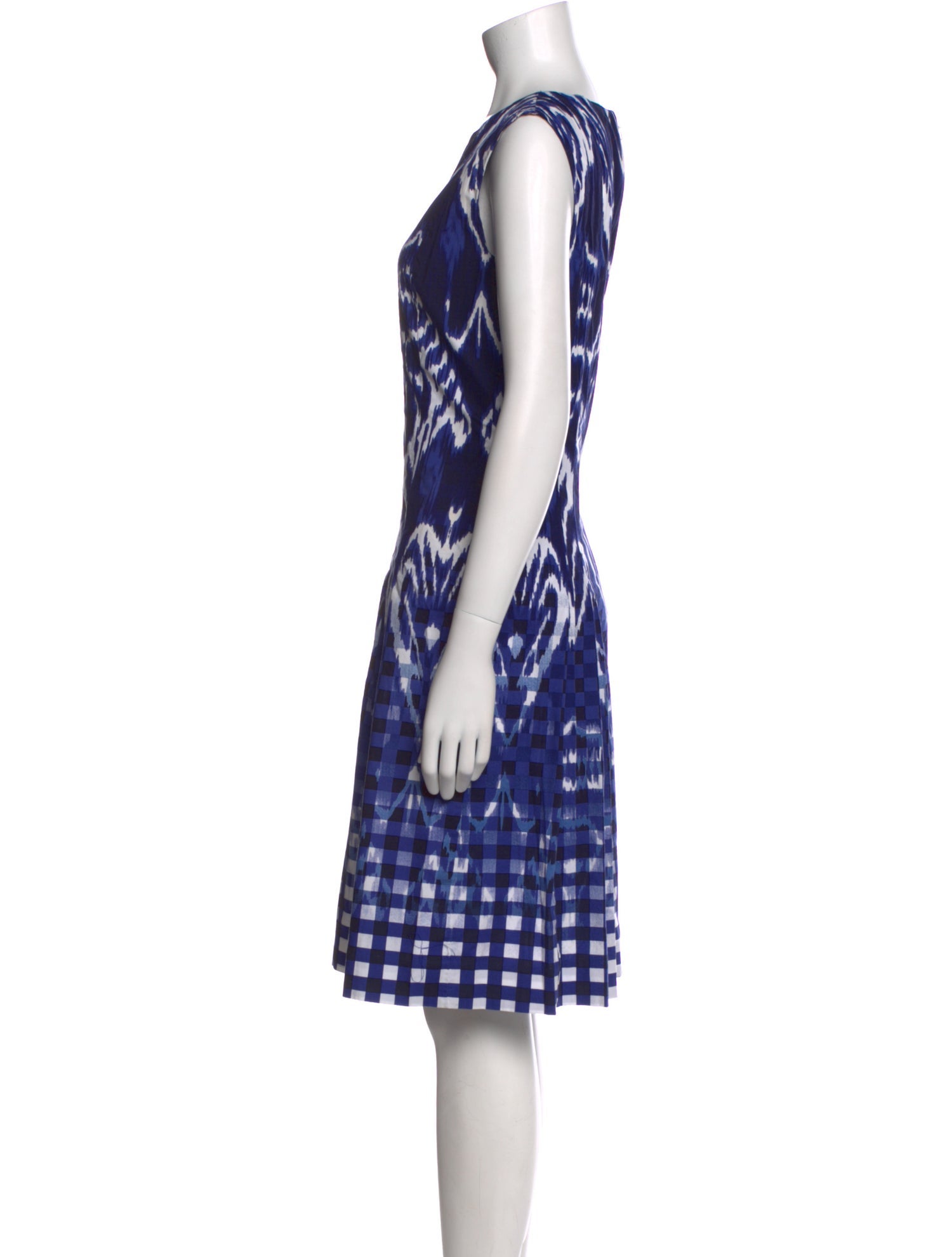Oscar de la Renta Printed Knee-Length Dress