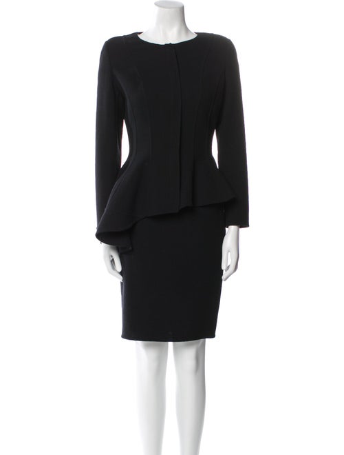 Oscar de la Renta Wool Skirt Suit