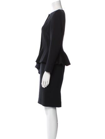 Oscar de la Renta Wool Skirt Suit