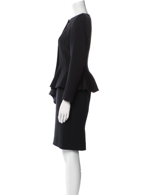 Oscar de la Renta Wool Skirt Suit
