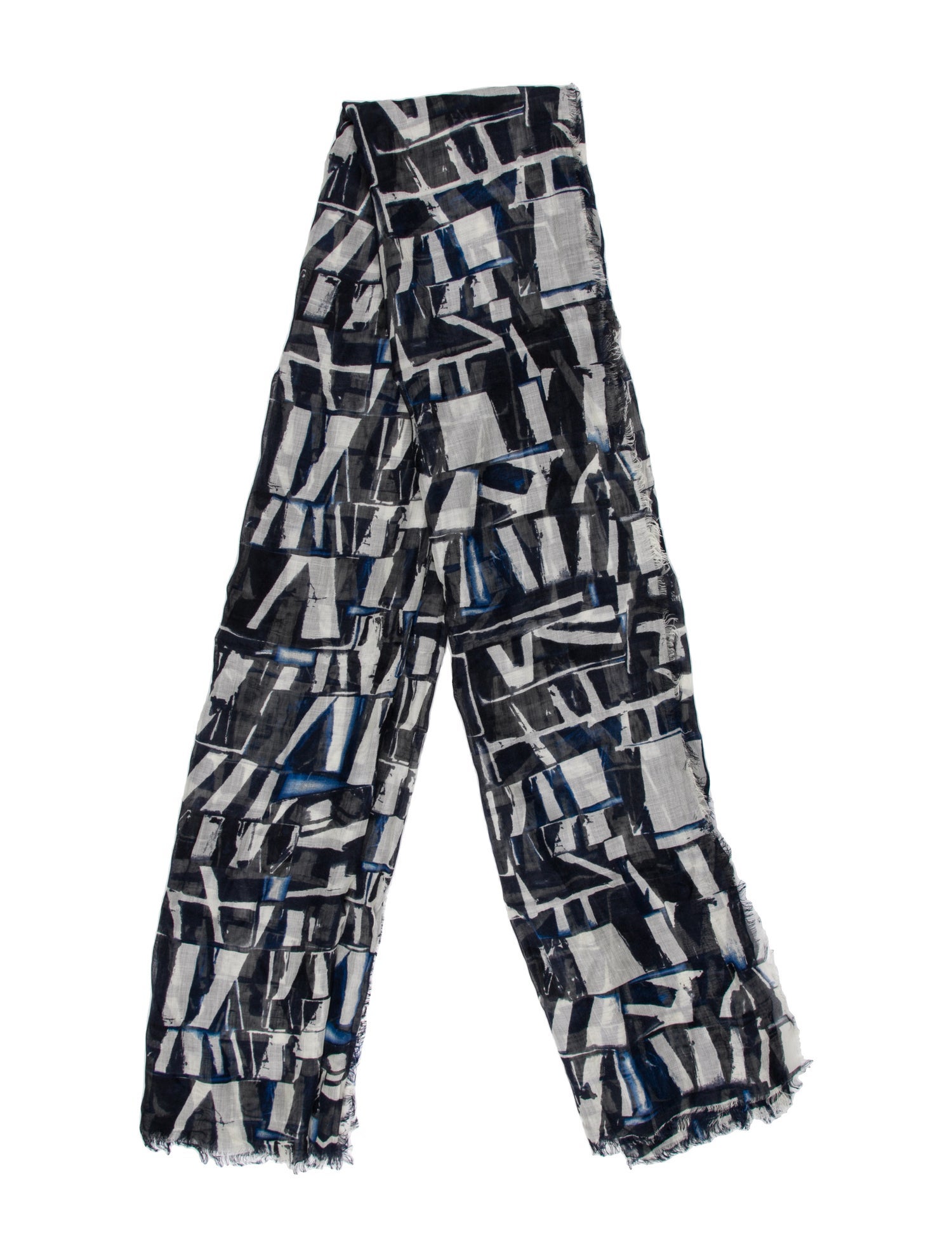 Oscar de la Renta Silk Printed Scarf