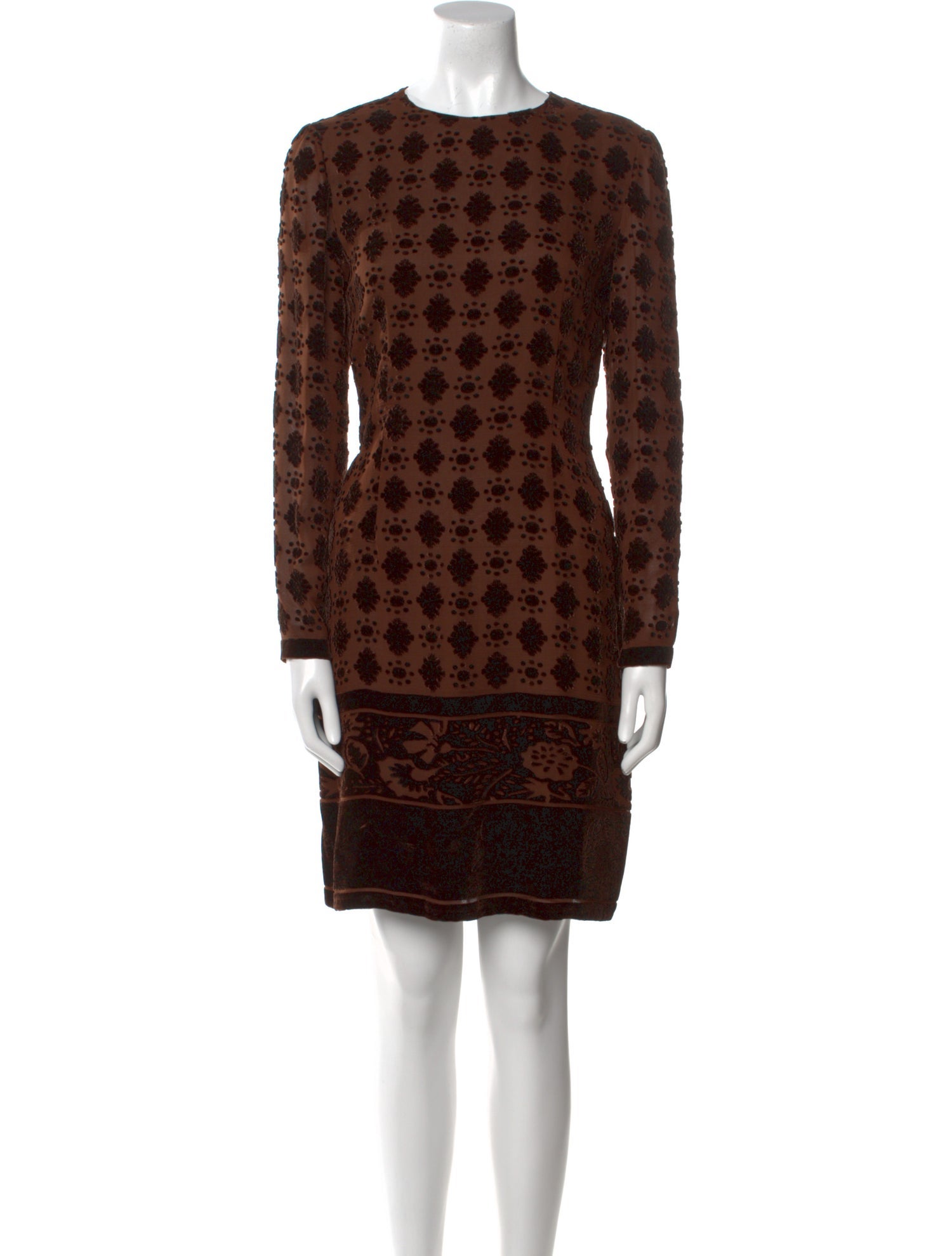 Oscar de la Renta Printed Mini Dress