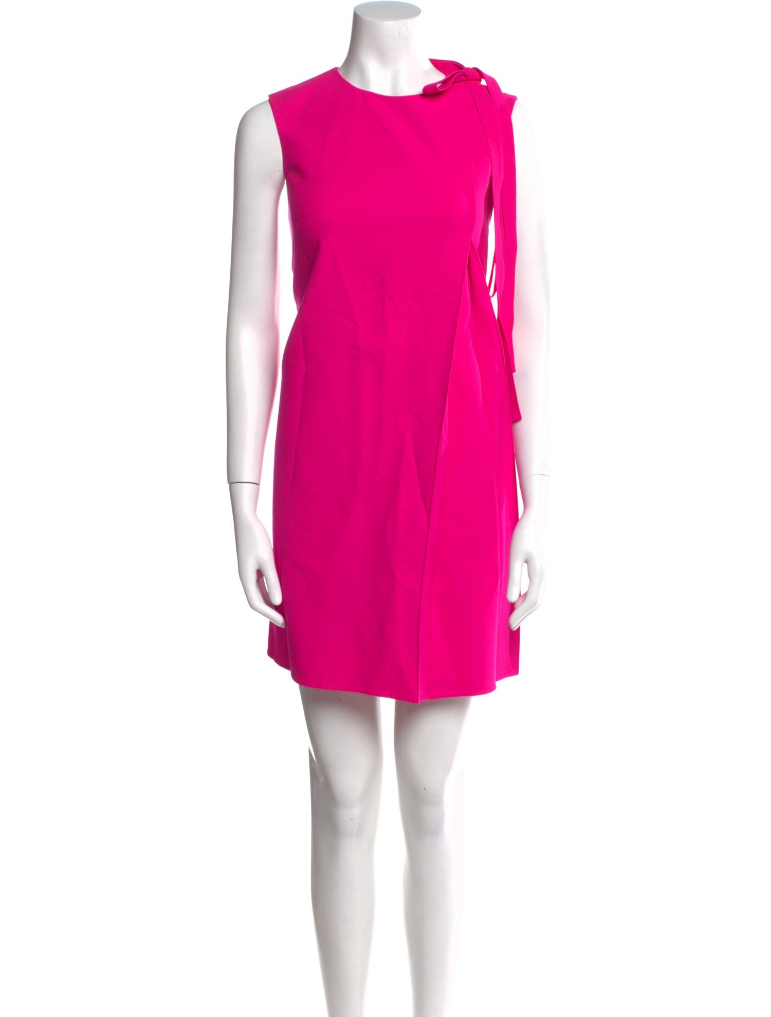 Oscar de la Renta Virgin Wool Mini Dress