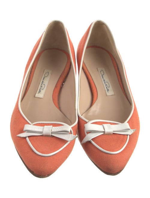 Oscar de la Renta Canvas Flats