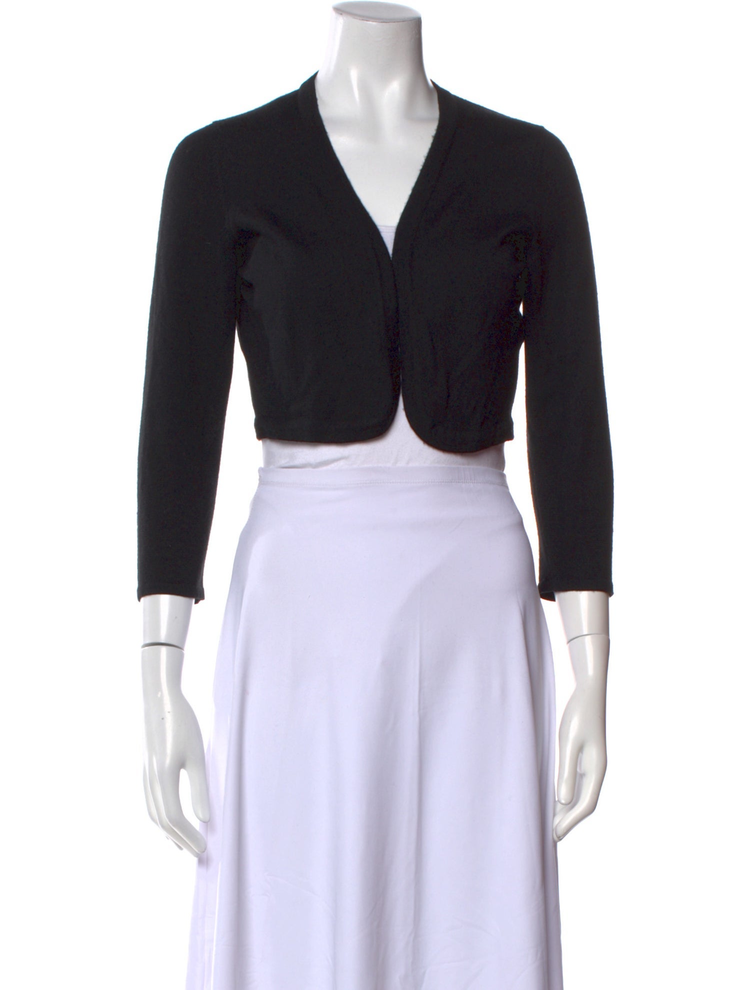 Oscar de la Renta Cashmere V-Neck Sweater