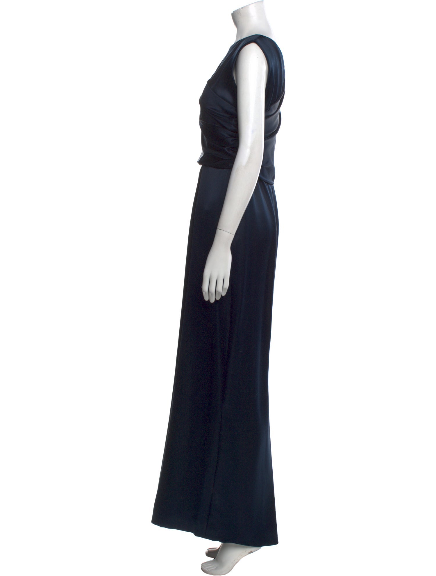 Oscar de la Renta Silk Long Dress