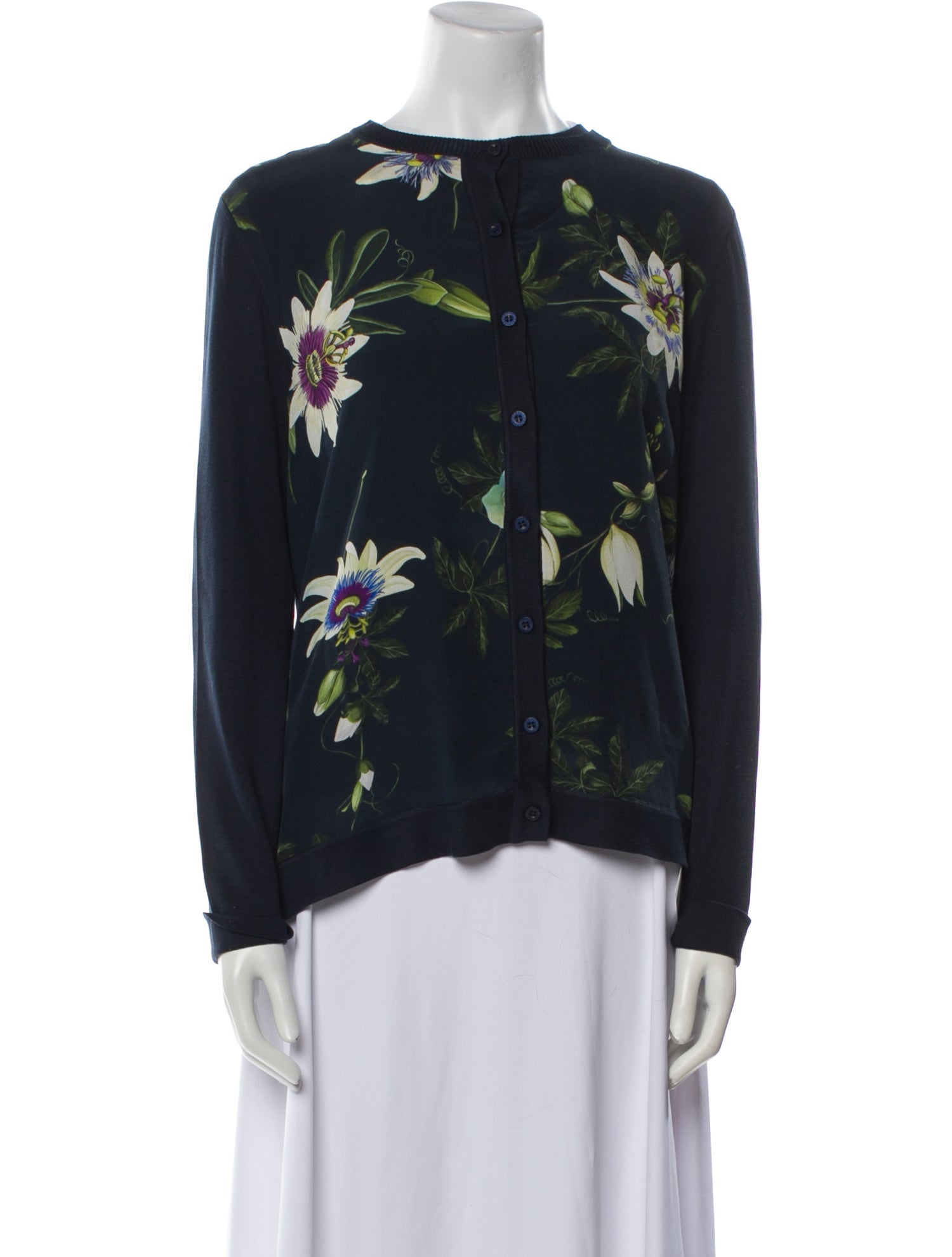 Oscar de la Renta Silk Printed Set