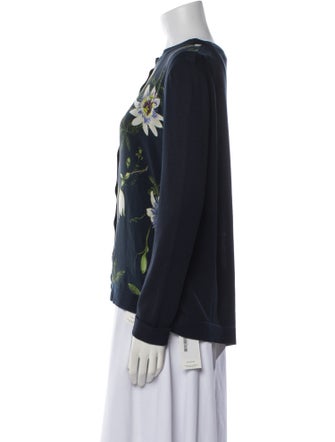 Oscar de la Renta Silk Printed Set