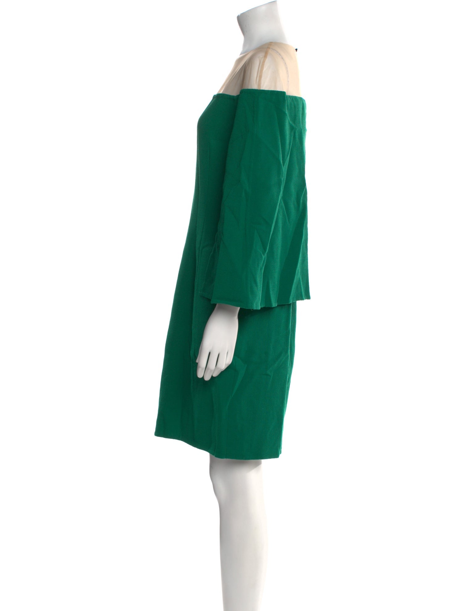 Oscar de la Renta Virgin Wool Mini Dress w/ Tags