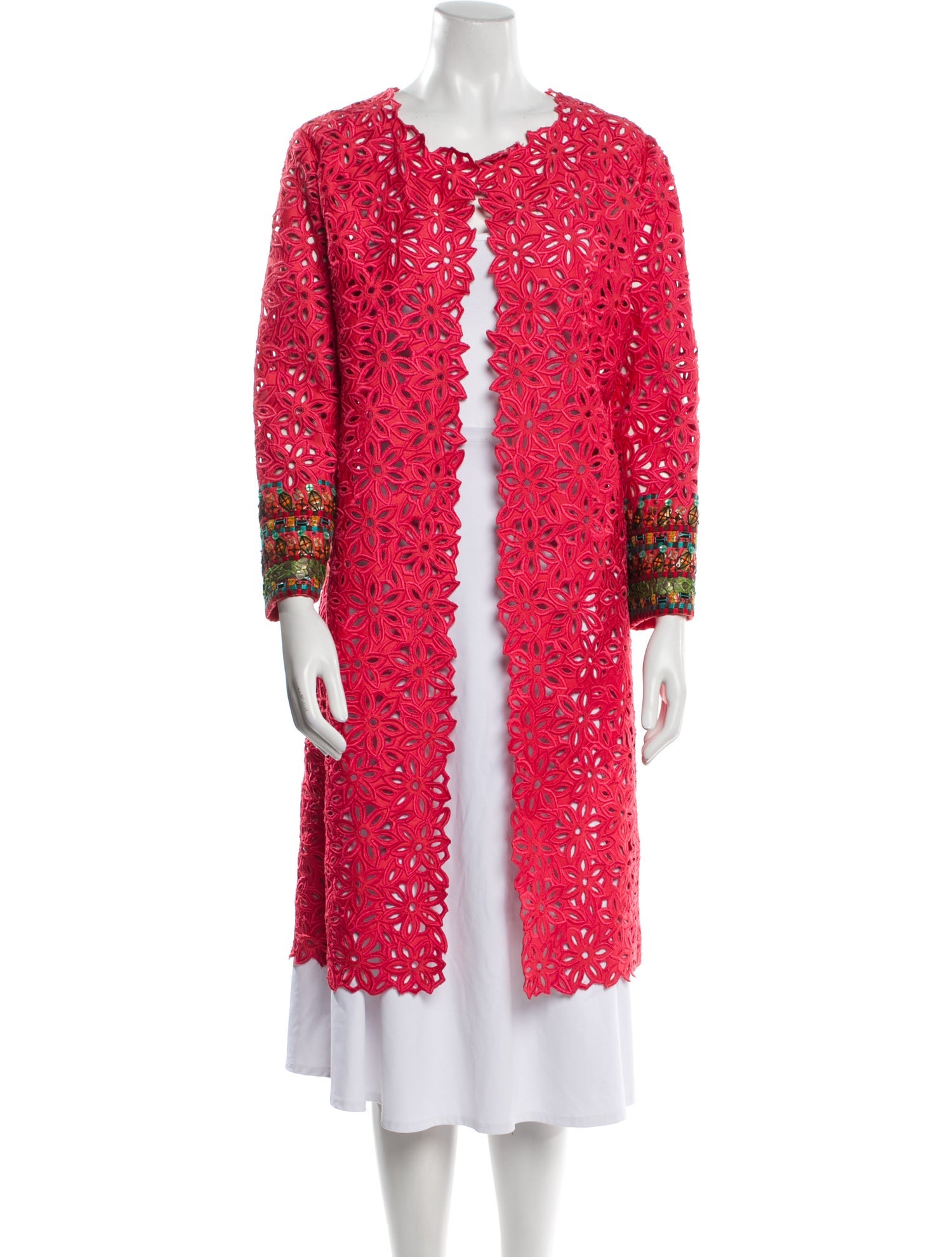 Oscar de la Renta Printed Evening Jacket