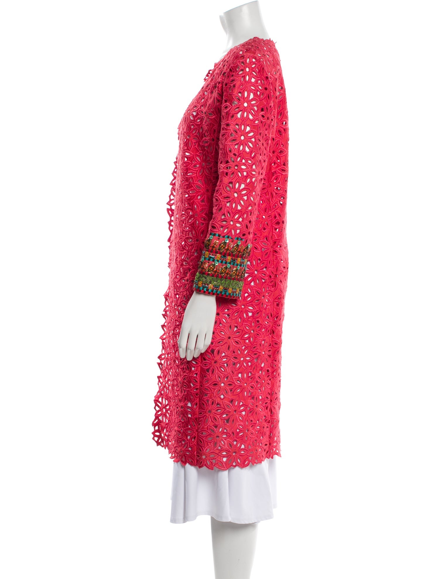 Oscar de la Renta Printed Evening Jacket