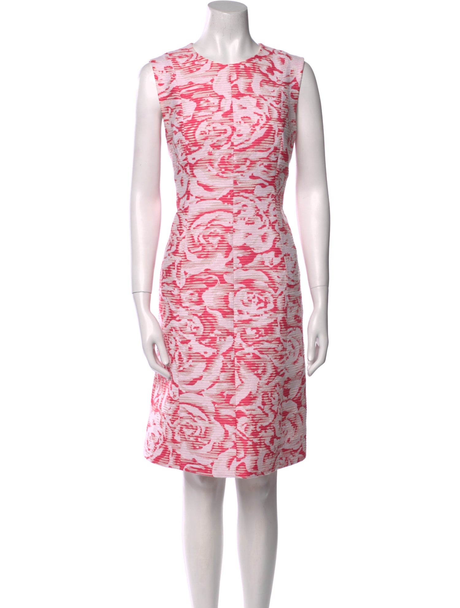 Oscar de la Renta Printed Knee-Length Dress