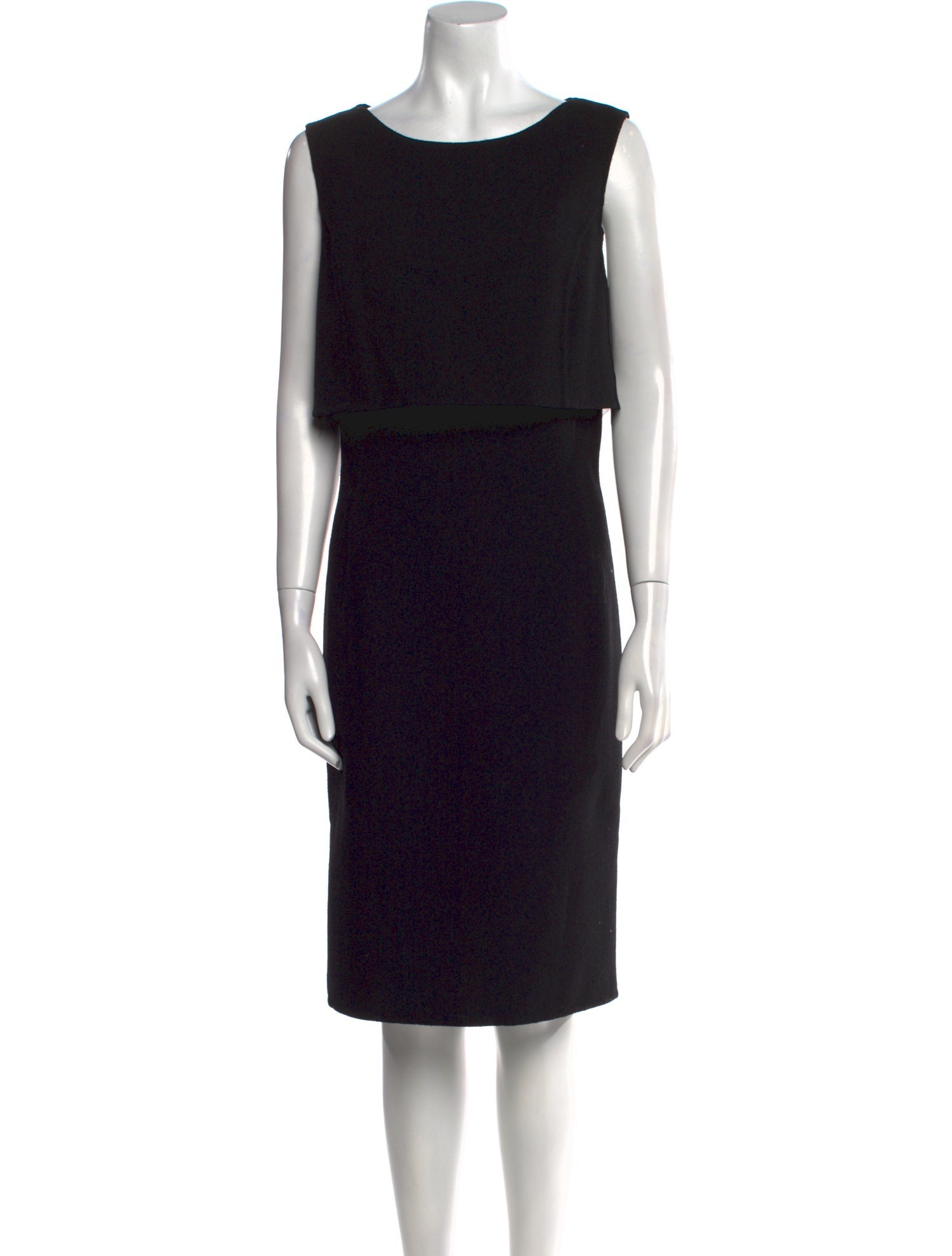 Oscar de la Renta Wool Knee-Length Dress