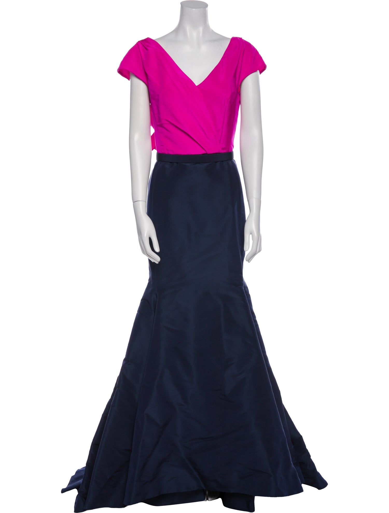 Oscar de la Renta Silk Long Dress