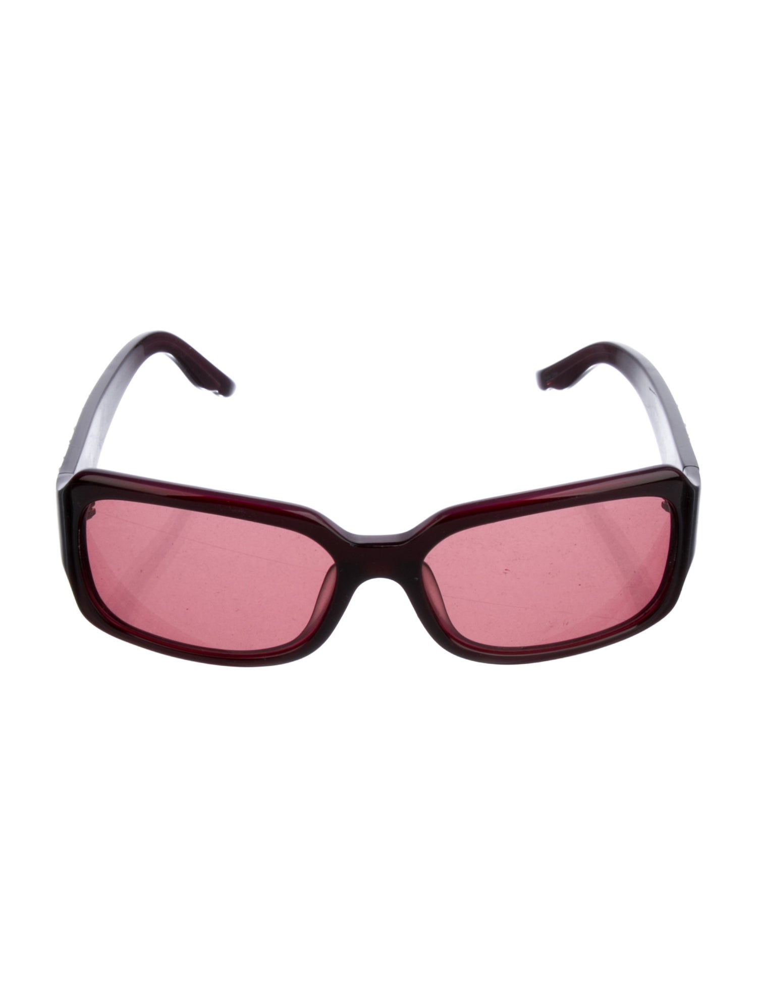 Oscar de la Renta Square Tinted Sunglasses