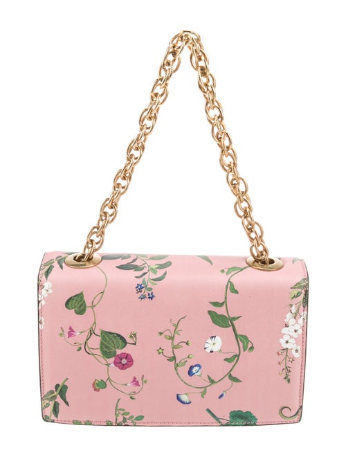 Oscar de la Renta Leather Top Handle Bag