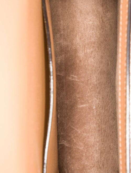 Oscar de la Renta Leather Top Handle Bag