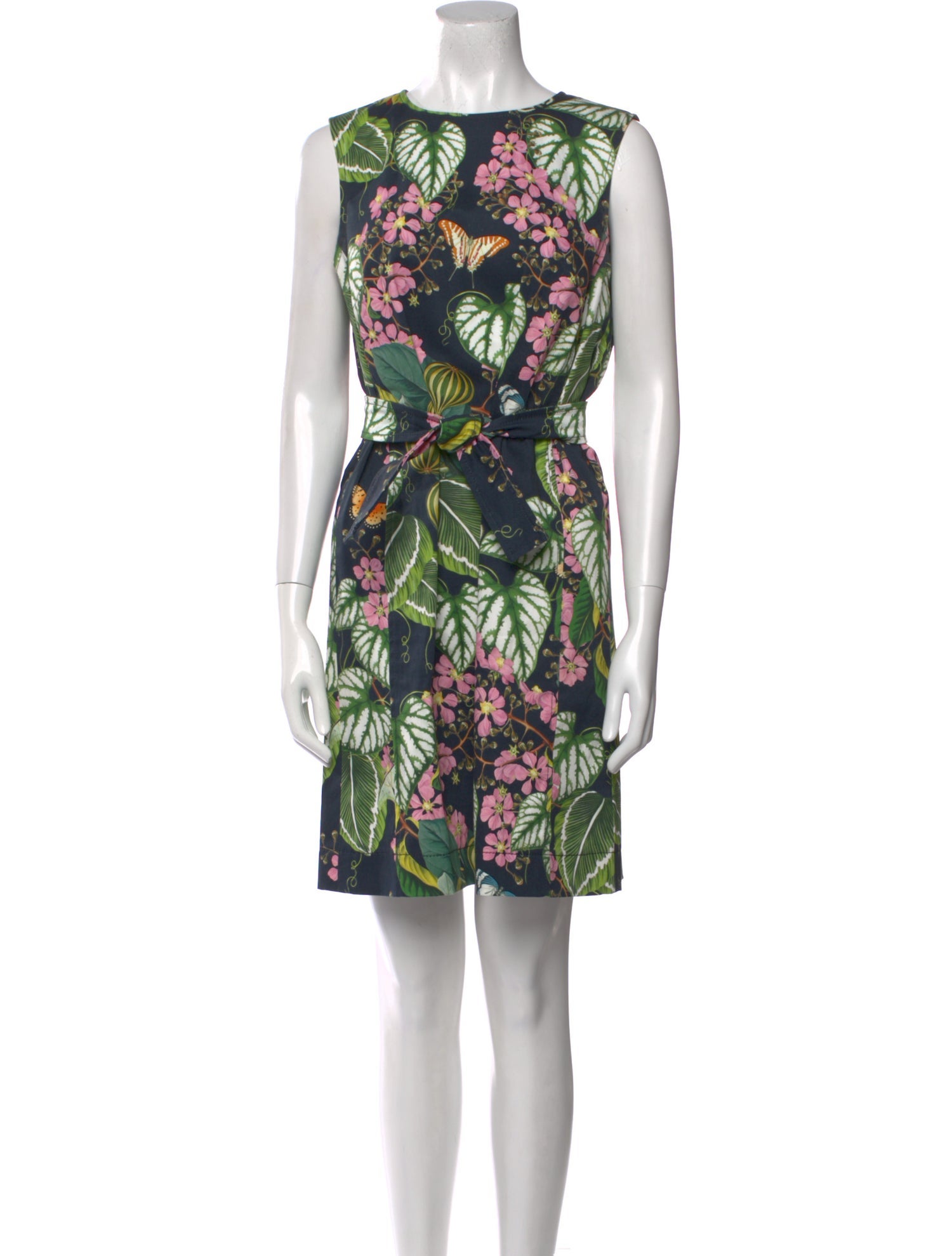 Oscar de la Renta Silk Mini Dress