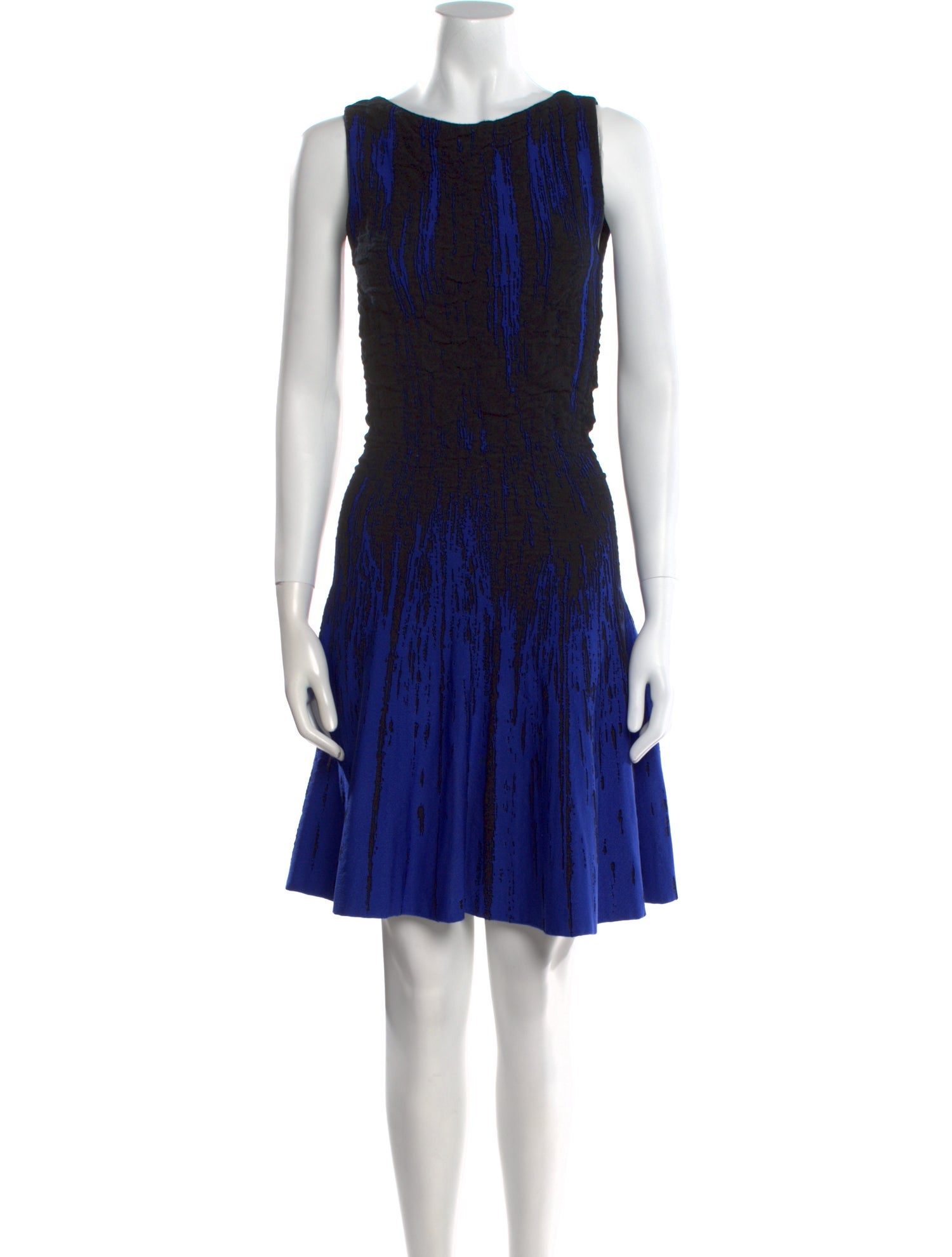 Oscar de la Renta Printed Knee-Length Dress