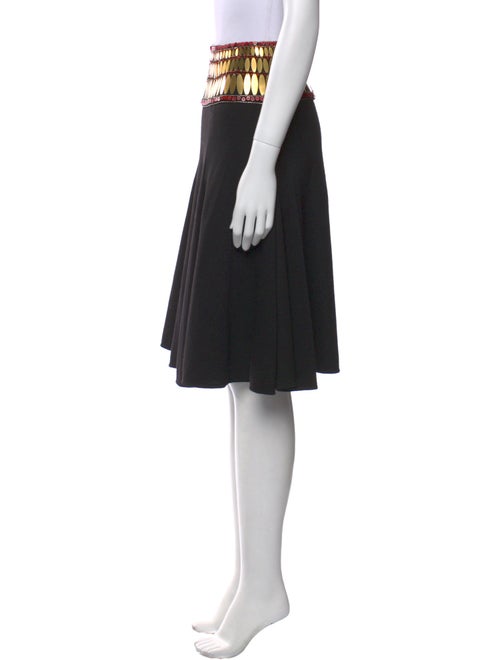 Oscar de la Renta Wool Knee-Length Skirt