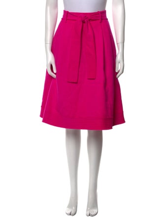 Oscar de la Renta Wool Knee-Length Skirt