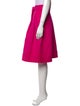 Oscar de la Renta Wool Knee-Length Skirt