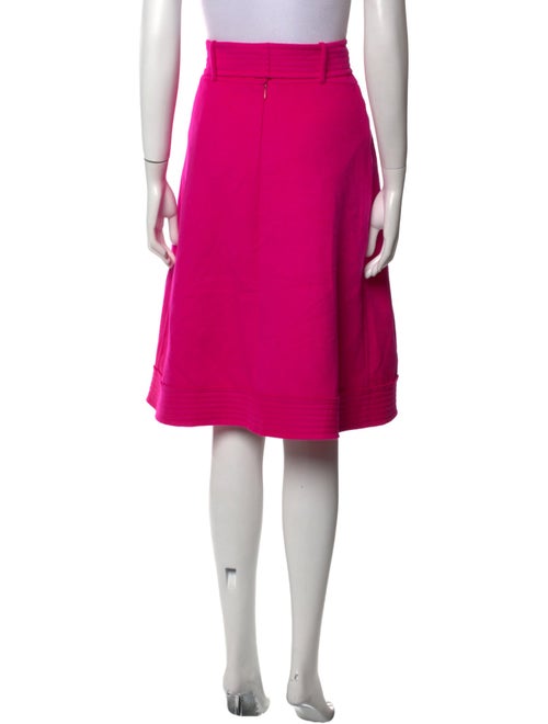 Oscar de la Renta Wool Knee-Length Skirt