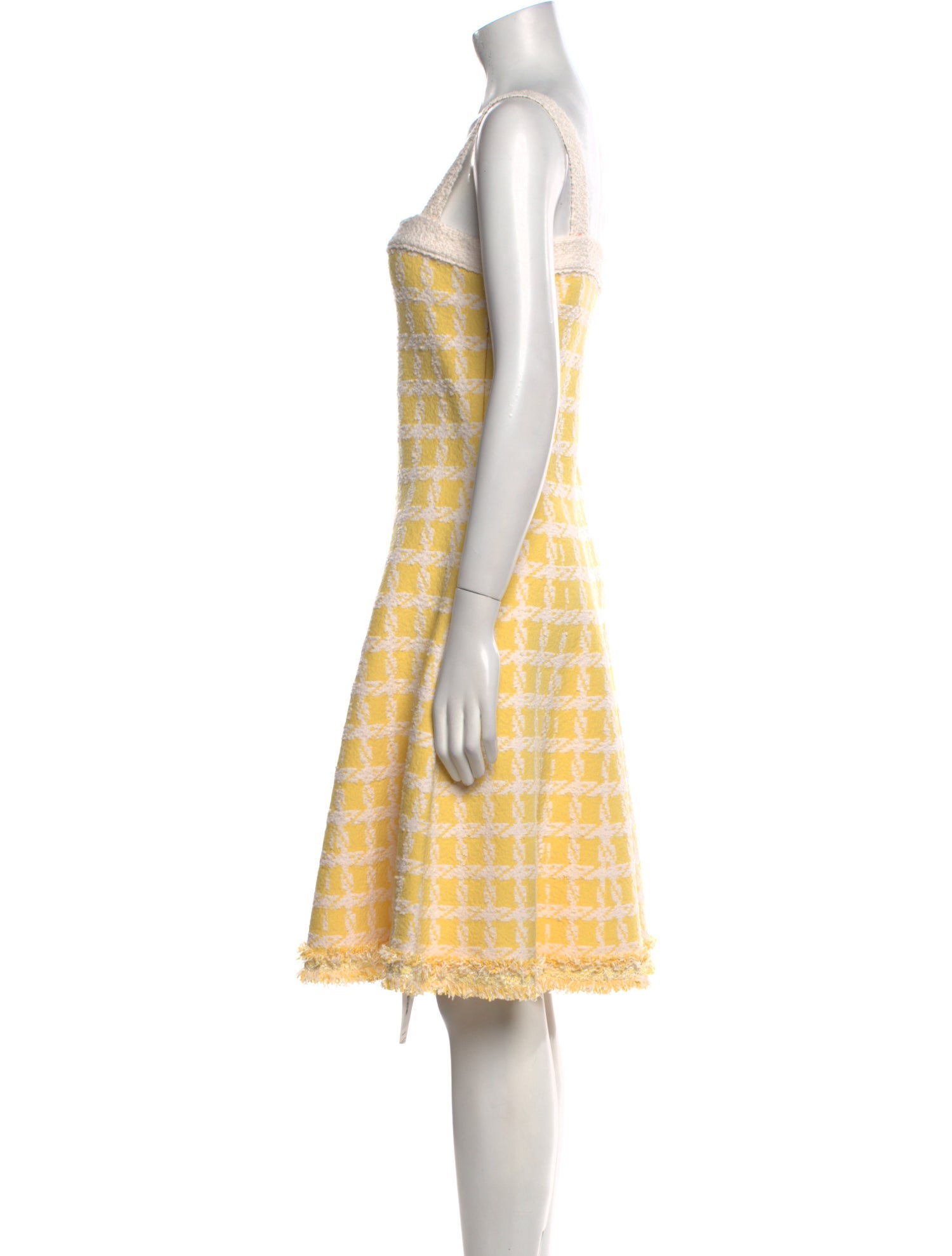 Oscar de la Renta Wool Knee-Length Dress