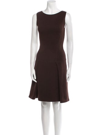 Oscar de la Renta Cashmere Mini Dress