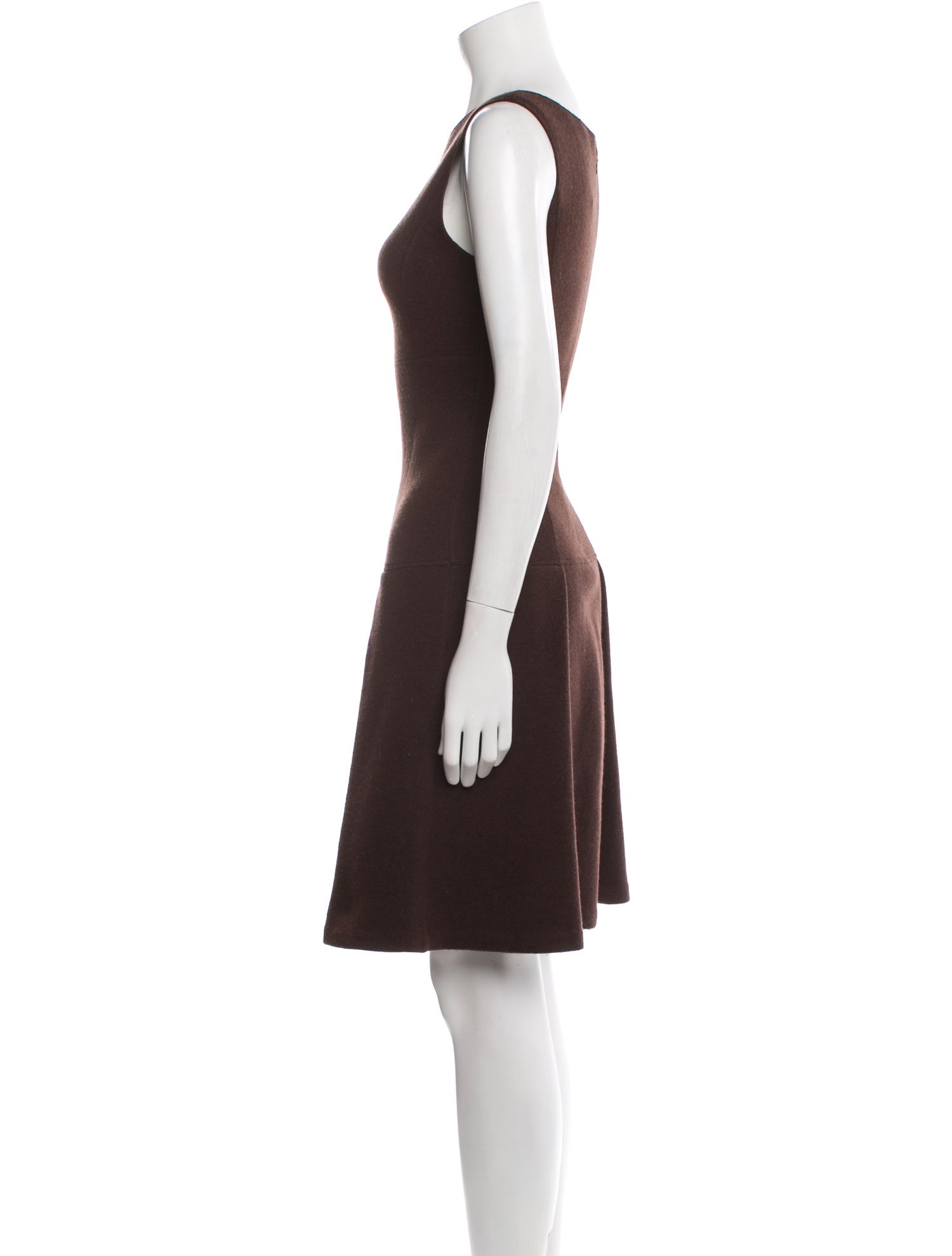 Oscar de la Renta Cashmere Mini Dress