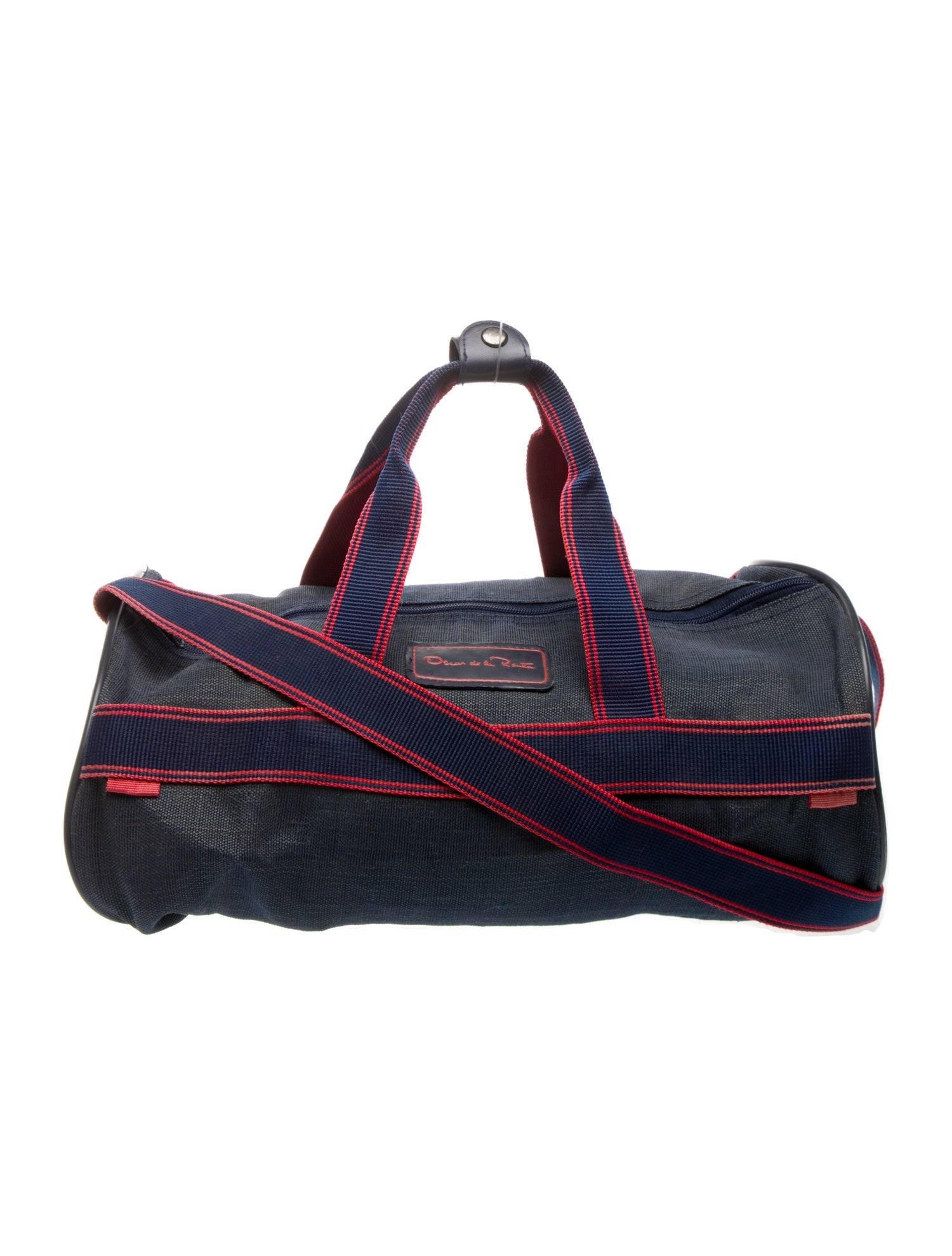 Oscar de la Renta Canvas Messenger Bag