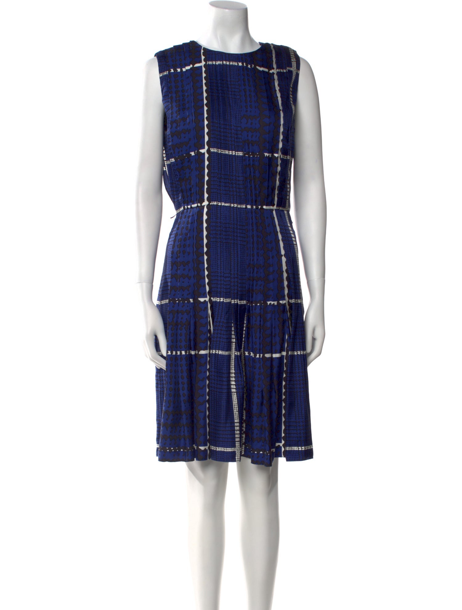 Oscar de la Renta Silk Knee-Length Dress