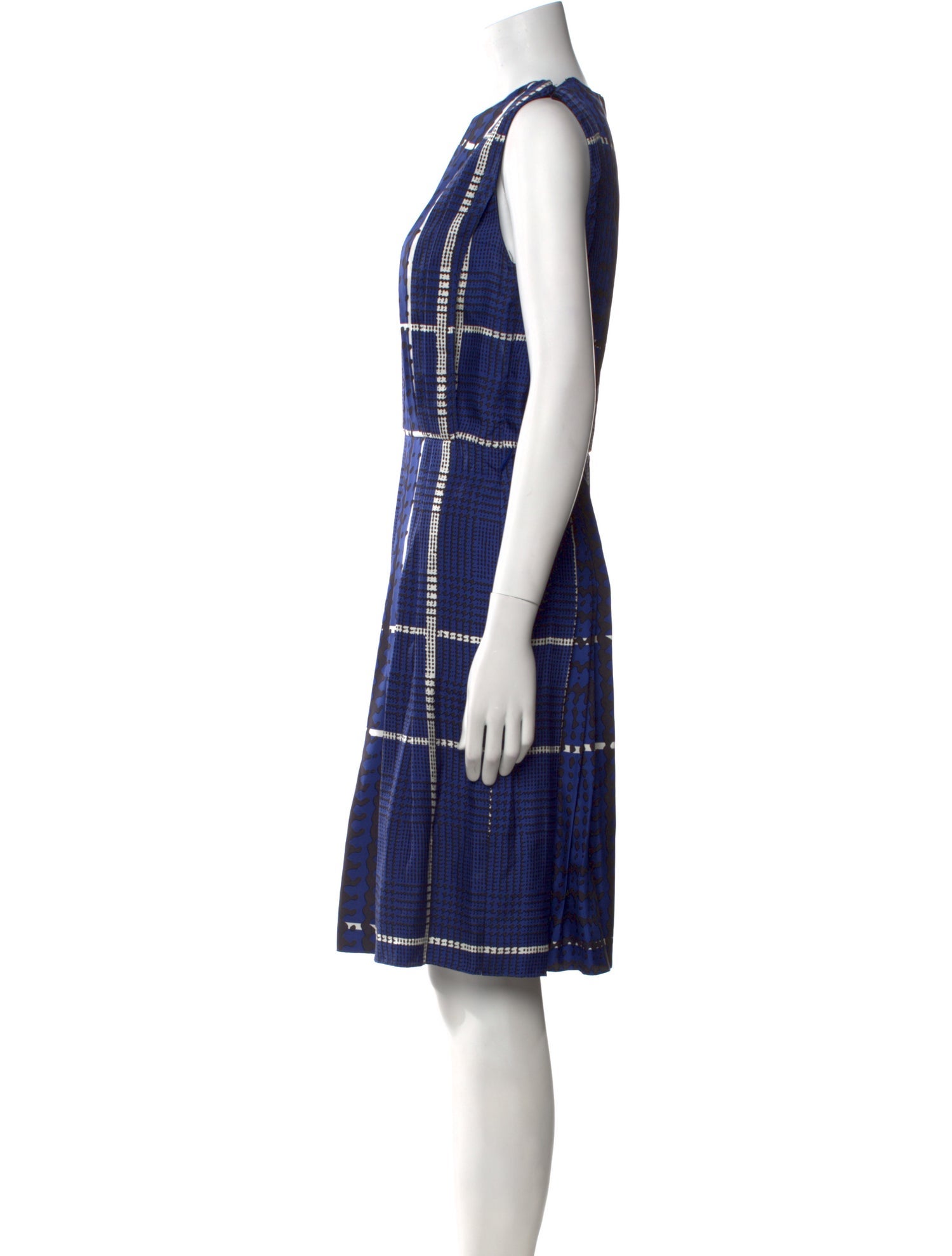 Oscar de la Renta Silk Knee-Length Dress