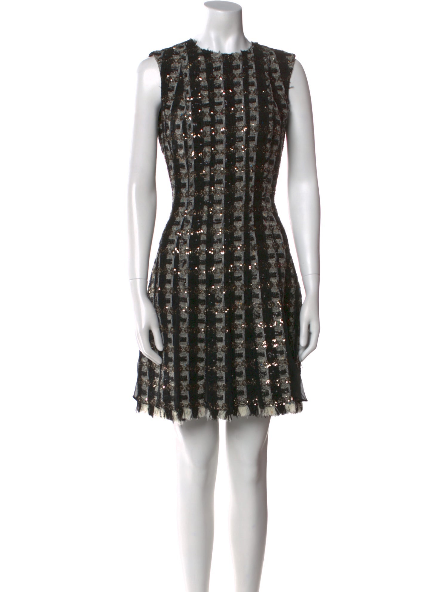 Oscar de la Renta Printed Mini Dress