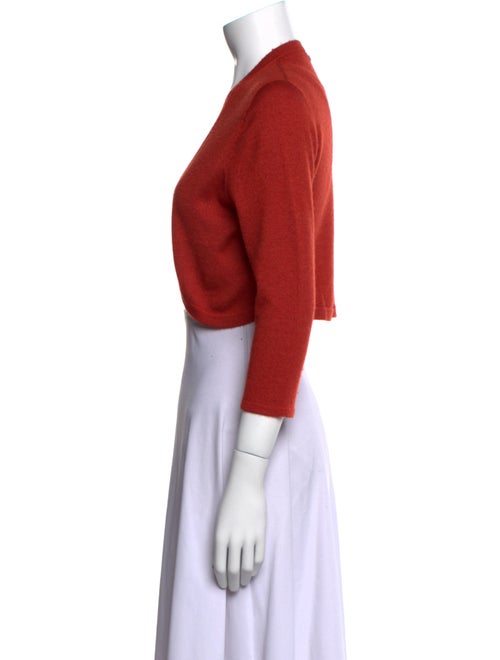 Oscar de la Renta Cashmere Open Front Sweater