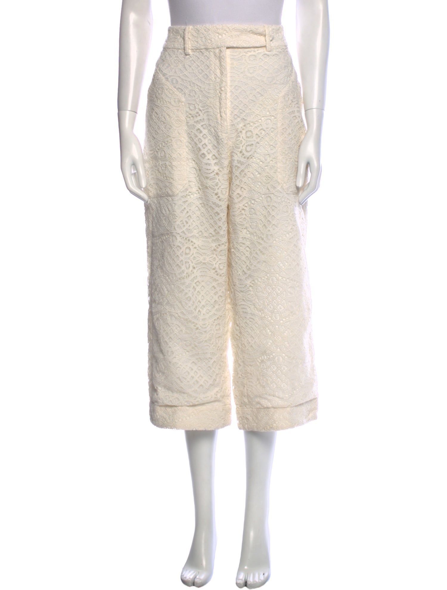 Oscar de la Renta Wide Leg Pants