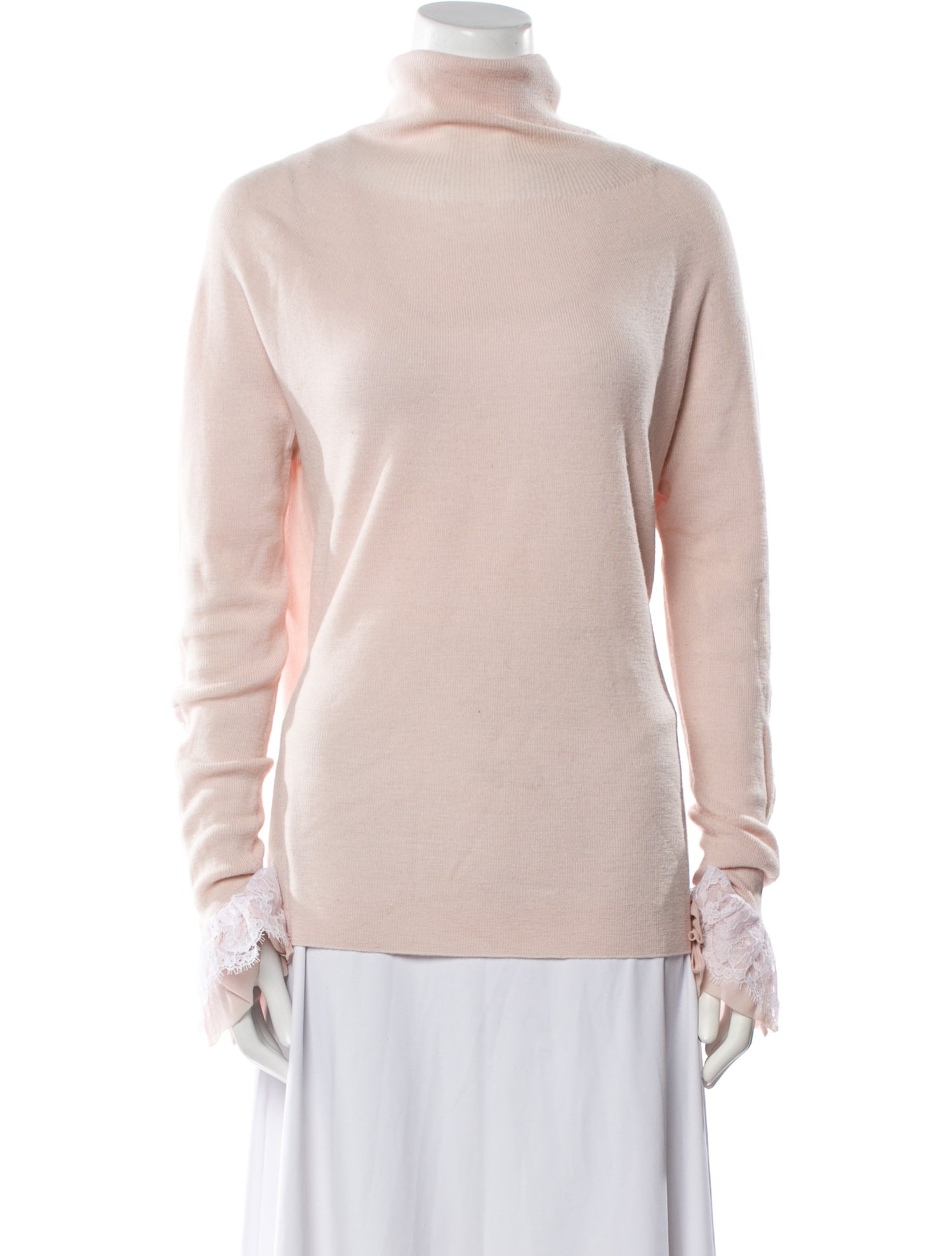 Oscar de la Renta Virgin Wool Turtleneck Sweater
