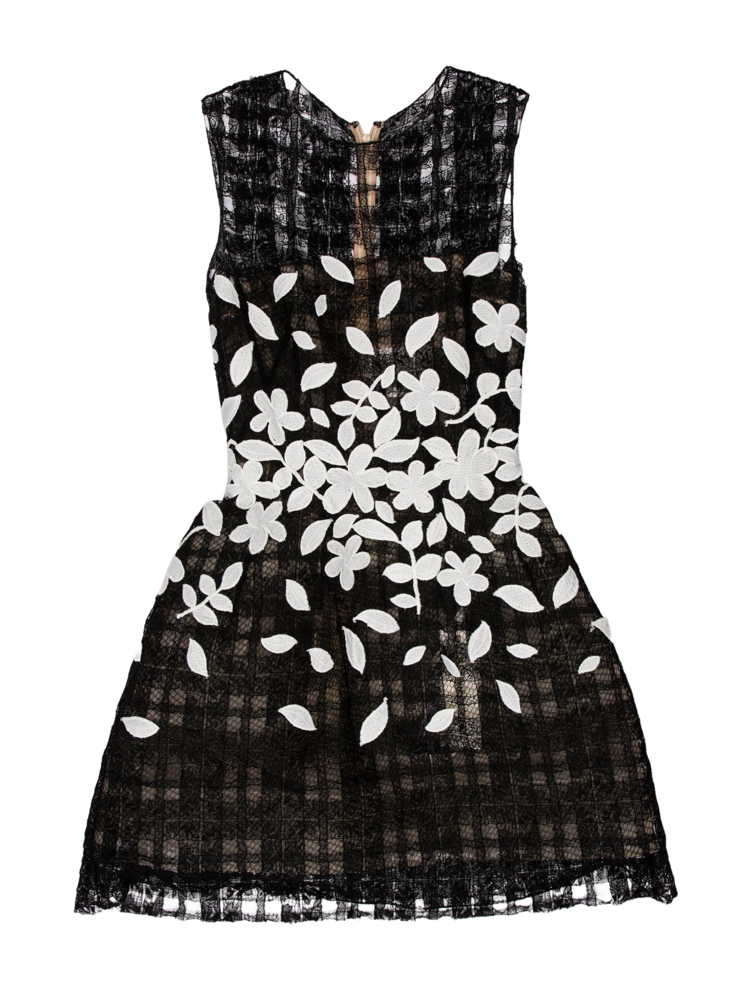 Oscar de la Renta Printed Mini Dress