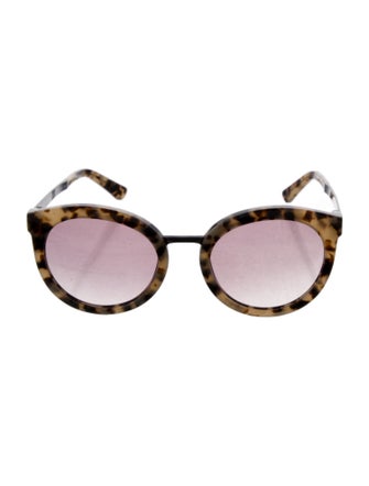 Oscar de la Renta Cat-Eye Mirrored Sunglasses