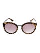 Oscar de la Renta Cat-Eye Mirrored Sunglasses