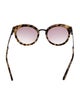 Oscar de la Renta Cat-Eye Mirrored Sunglasses