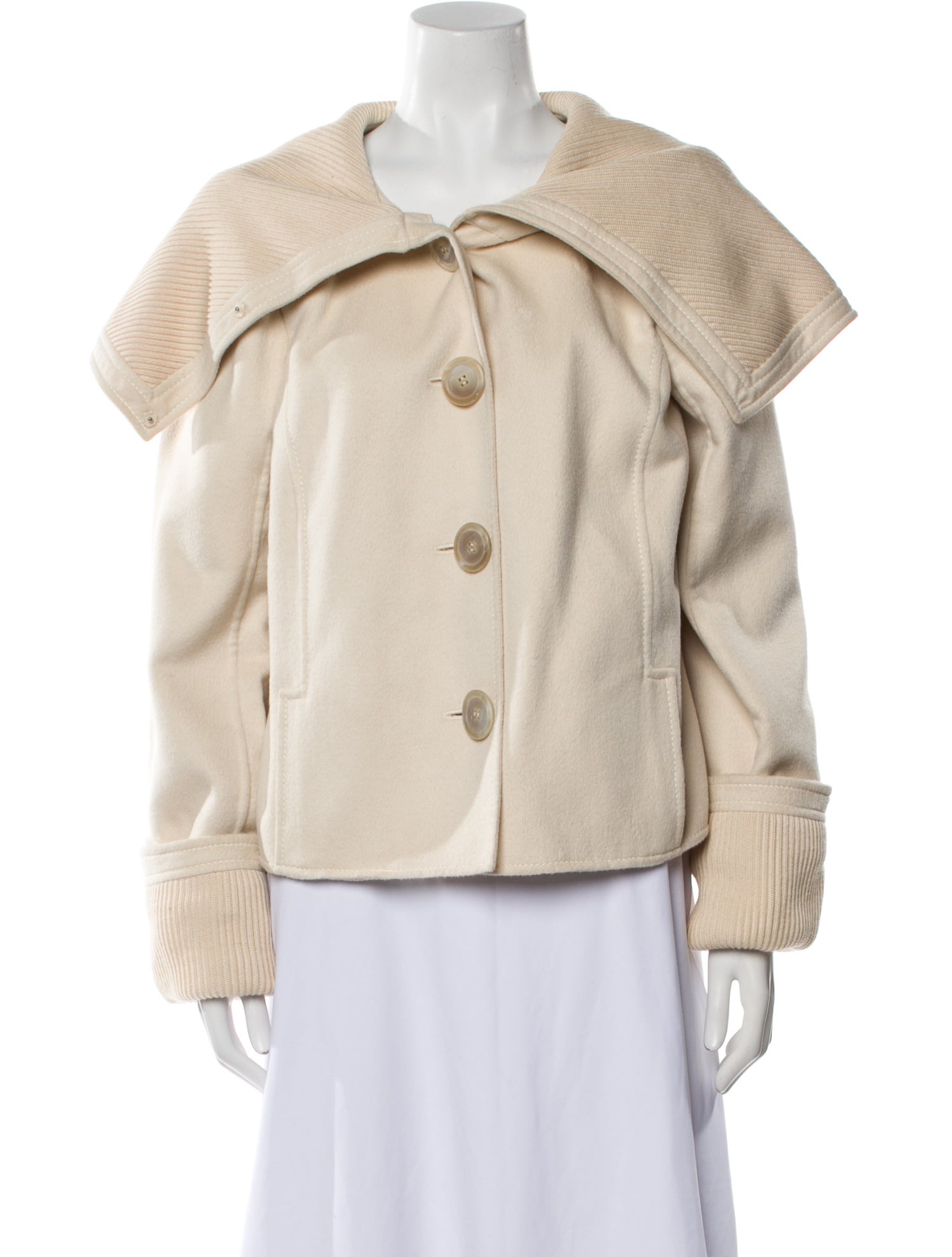 Oscar de la Renta Wool Evening Jacket