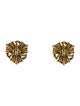 Oscar de la Renta Flower Clip-On Earrings