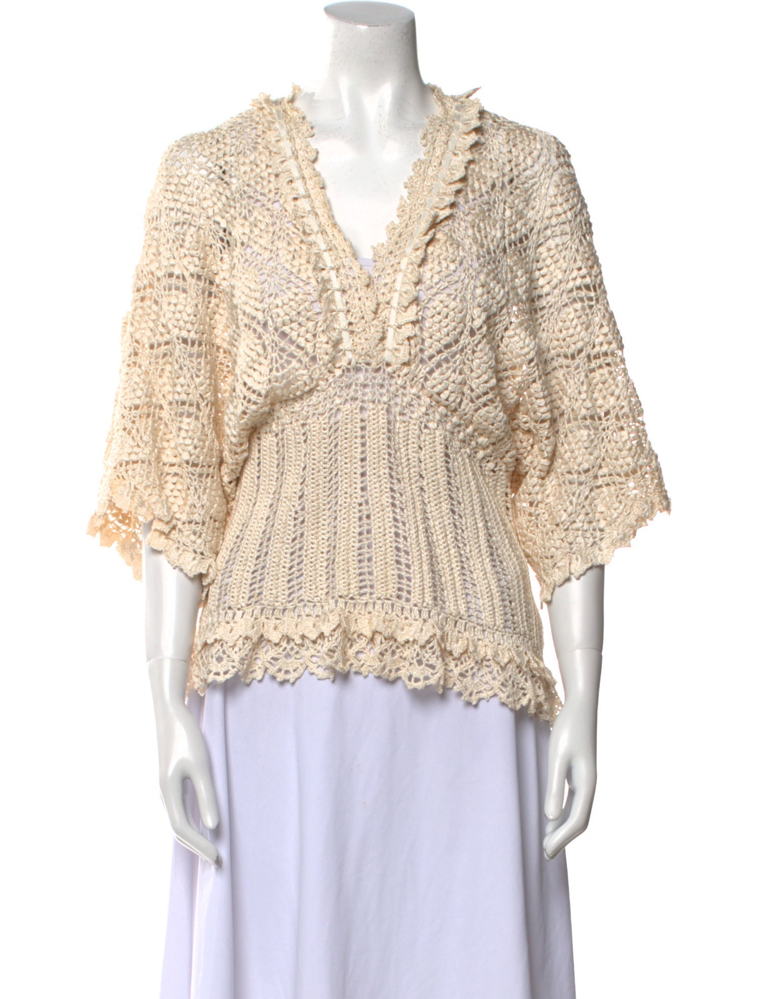Oscar de la Renta Silk Printed Blouse