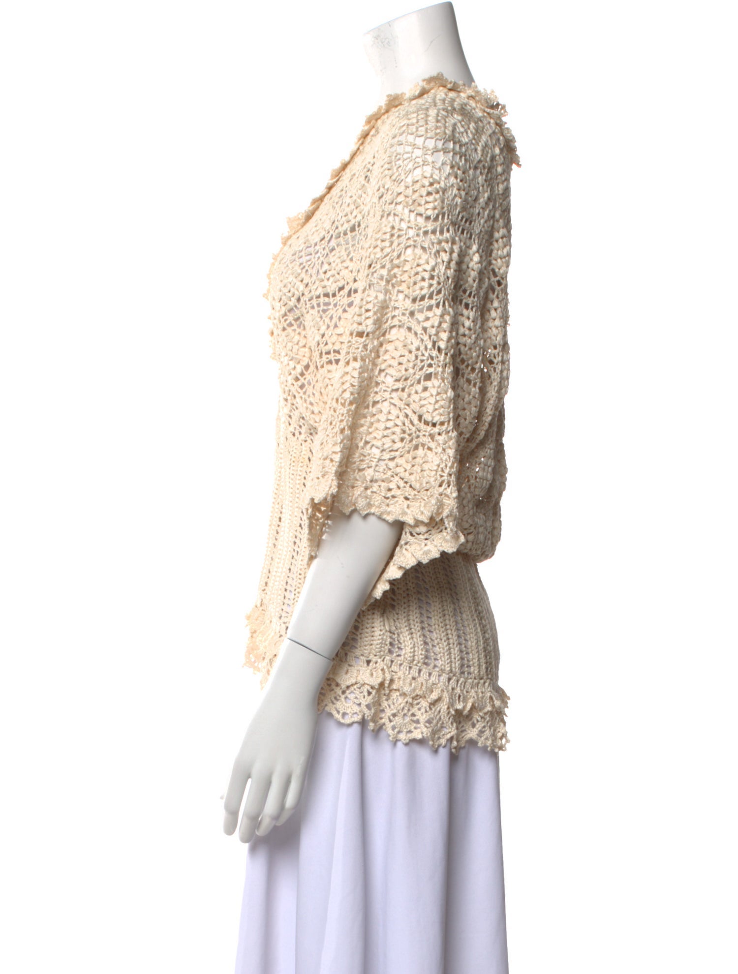 Oscar de la Renta Silk Printed Blouse